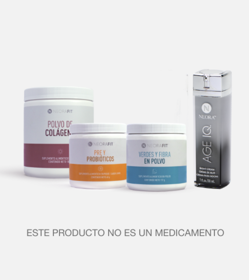 A group shot of Neora products featured in the Wellness Essentials Pack.